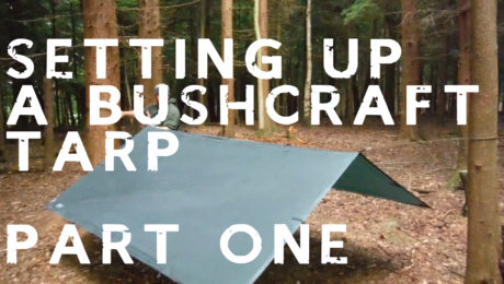 rigging a tarp for camping